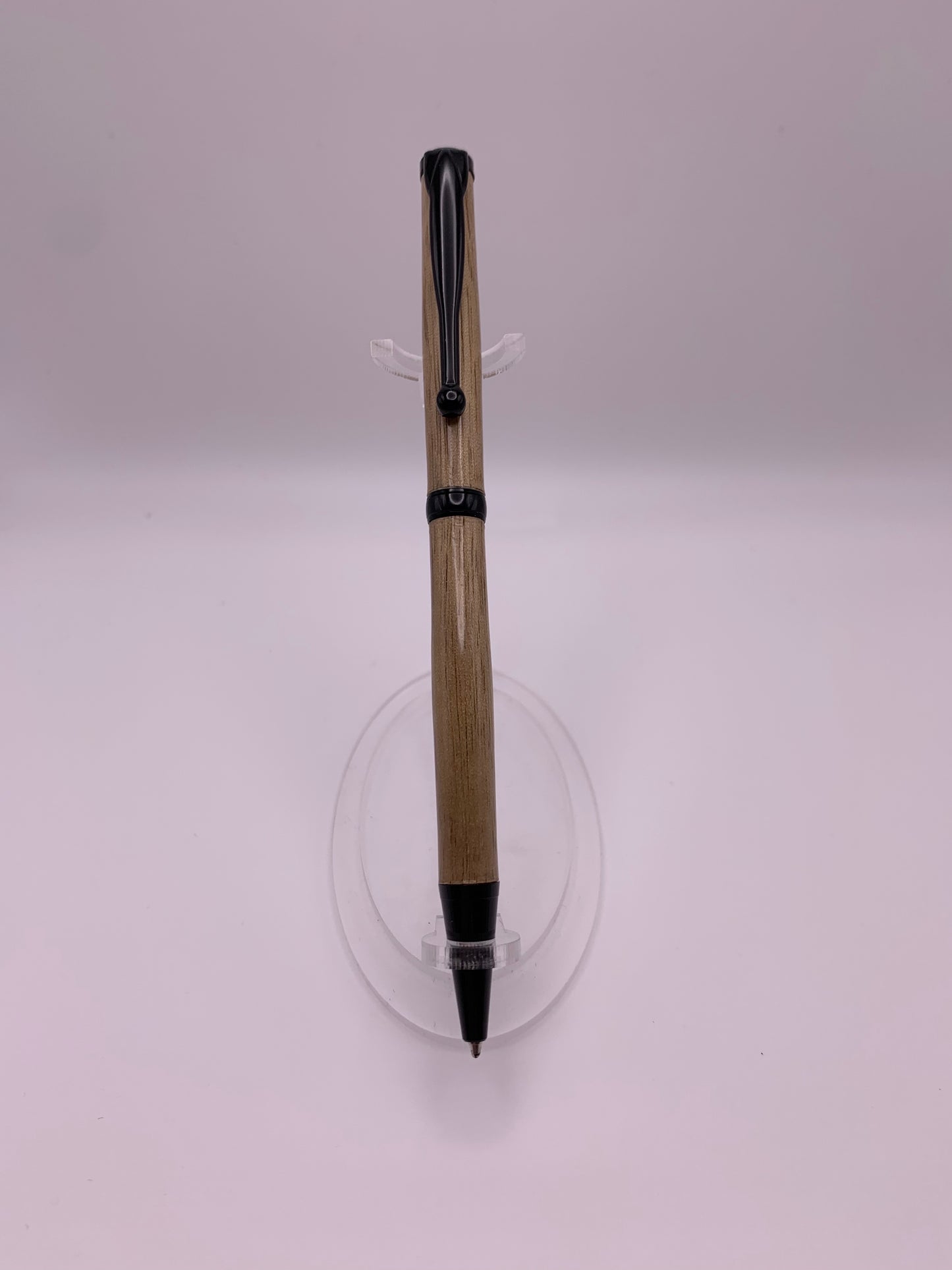 Handmade Wooden Pen: Black Walnut Slimline Pen in Black Chrome